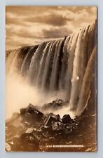 Niagara Falls NY-New York RPPC, Below The Horseshoe Falls, Vintage Postcard picture