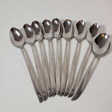 Oneida Twin Star Spoons Lot Of 8 Ice Tea Spoons and 1 Table Spoon  picture