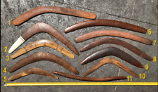 Antique hand-carved Aboriginal Hunting stick boomerang (Item #7) picture