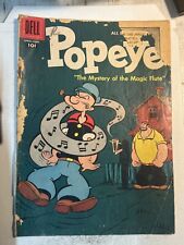 popeye the mystery of the magic flute april-june dell comics | Combined Shipping picture