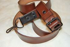 Heavy Duty Leather Rifle Sling - Romanian Military Surplus picture