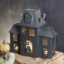 Metal Haunted Mansion Halloween Luminary picture