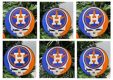 Houston Astros   6  Piece Christmas Holiday Ornament Set  ~BRAND NEW~ picture