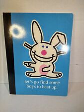 It's Happy Bunny Notebook: Let's Go Find Some Boys To Beat Up picture