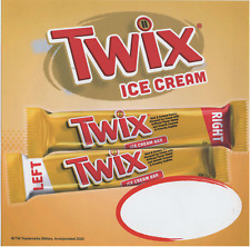 Twix Ice Cream Bar for Ice Cream Truck, push Cart Sticker Decal 6
