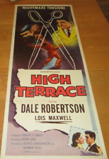 Dale Robertson Film Noir High Terrace Movie Poster 1956 insert poster 14 x 36