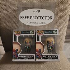 Funko Pop Animation Rick and Morty Morty With Glorzo #954 Vinyl Fig +PP READ DE picture