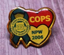 2006 Concerns Of Police Survivors Cops NPW Lapel Hat Pin Pinback picture