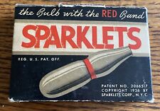 Vintage rare 1936 Sparklets Soda bulbs (
