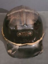 MSA Comfo-Cap Miners Hard Hat Helmet Tiger Stripe Original Liner Bracket Antique picture
