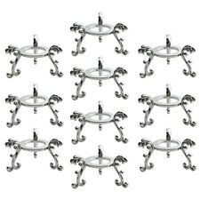 10Pcs Silver Crystal Ball Stand for Displaying Crystal Glass and Natural Rock... picture