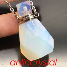 wholesale natural perfume bottles quartz crystal Essential oil bottle pendant picture