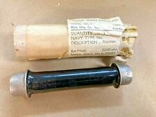 LARGE VINTAGE NAVY RESISTOR - RCA 5000 OHM MODEL TBS-3   NOS  picture
