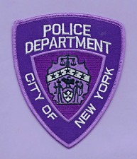 NYPD DOMESTIC VIOLENCE AWARENESS PATCH ~NEW YORK CITY POLICE DEPARTMENT PATCH picture