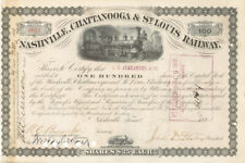 James D. Porter - Nashville, Chattanooga and St. Louis Railway - Stock Certifica picture