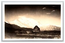 Vintage Postcard Alaska AK, RPPC Mt. McKinley, Denali picture