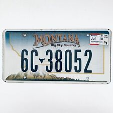 2010 United States Montana Gallatin County Passenger License Plate 6C 38052 picture