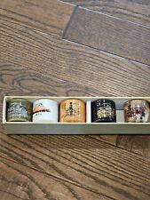 Set Of 5 Sake Cups With Traditional Prints  picture