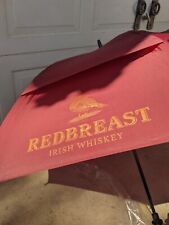 Redbreast Irish Whiskey Scotch Golf Umbrella Double Canopy Rain Alertz NEW 68