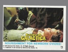 1978 Topps Battlestar Galactica #74 NOURISHMENT FOR NEWBORN OVIANS SET BREAK picture