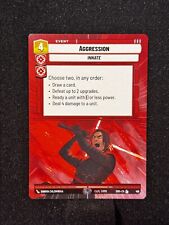 Aggression Innate #418 Legendary Hyperspace (regular) Star Wars Unlimited Card picture
