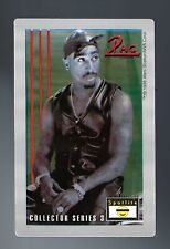 1998 Tupac 2PAC Shakur Collector Series 3 Spotlite AWA Corp Blank Back Sticker picture