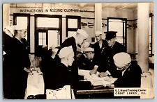 RPPC Vintage Postcard - Great Lakes, Illinois - U.S Naval Training Center picture