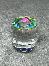 Swarovski Crystal Vitrail Barrel Paperweight 3