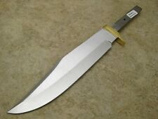 Knife Making Large Bowie Blade Blank Brass Guard 10