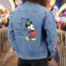 Vintage 90s style Mickey Mouse Denim Jacket Unisex S M L XL XXL  picture
