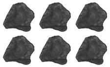6PK Raw Anthracite Coal, Metamorphic Rock Specimens - Approx. 1
