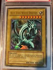 Yugioh Ultra Rare Unlimited Blue Eyes White Dragon LOB-001 - MINT CONDITION picture