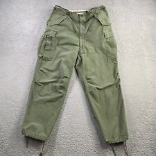 Vintage Military Pants Mens 38x31 Trousers Shell Field M 1951 50s Korean War picture