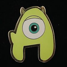 DLP Mike Monsters Inc New Generation Character Icon Letter A DLRP Disney Pin picture