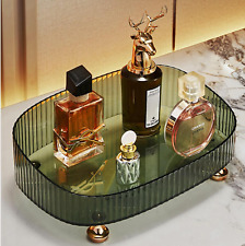 Makeup Perfume Organizer, Bathroom Vanity Tray, Decorative Dresser Tray, Counter picture