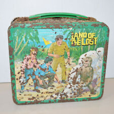 Vintage LAND OF THE LOST Metal Lunch Box 1975 Sid & Marty Kroft Rusty Crusty picture