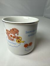 Vintage Care Bears Fine Porcelain Mug Cup Gold Rim American Greetings 1984 picture