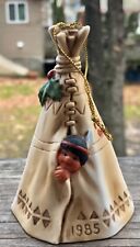 Vintage Gregory Perillo Annual Christmas Bell Ornament Sagebrush Kids picture