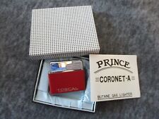 VTG NOS PRINCE CORONET-A LIGHTER w/ ORIG BOX/PAPER TOSHIBA TOSCAL ADVERTISEMENT picture