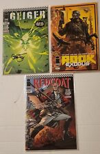 ROOK EXODUS #1, GEIGER #1, & REDCOAT #1 IMAGE ALL 3 SIGNED GEOFF JOHNS + COAS NM picture