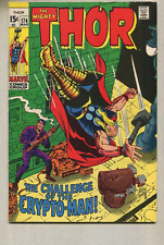 TheMighty Thor #174 FN/VF  Challenge Of The Crypto-Man Marvel Comics    SA picture