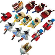 Vintage 1990s McDonalds Disney Mickey Mouse and Friends Train Car Set of 14 picture