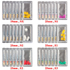 Dental Endodontic Endo Memory Engine Rotary Root Canal NiTi File 6pcs/pack picture