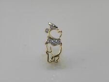 DISNEY WINNIE THE POOH YELLOW GOLD AND DIAMOND PENDANT picture