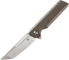 Kansept Knives Anomaly Framelock Bronze Folding S35VN Tanto Pocket Knife 2038T1 picture