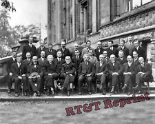 Photograph Solvay Conference with Marie Curie & Einstein Year 1927 picture