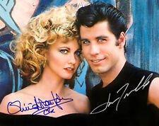 Olivia Newton John Trivolta Grease signed 8.5x11 Signed Photo Reprint picture