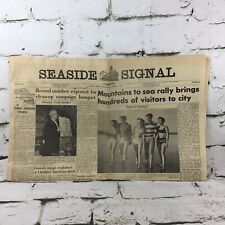 Vintage Seaside Signal Newspaper March 11 1965 Car Rally Parade Oregon  picture