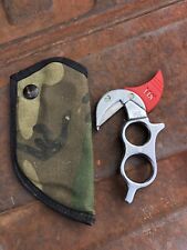 Wyoming Knife Skinning Knife Surgical Steel Hunting Gut Hook Camo Sheath picture