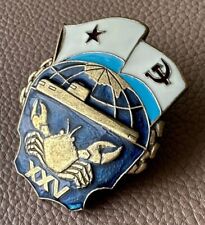 RUSSIAN NAVAL BADGES  ATOMIC SUBMARINES SPECIAL PURPOSE CRAB XXV YEARS picture